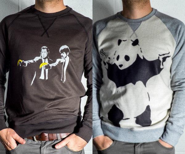 Banksy t-shirts at 8Ball.co.uk 8Ball