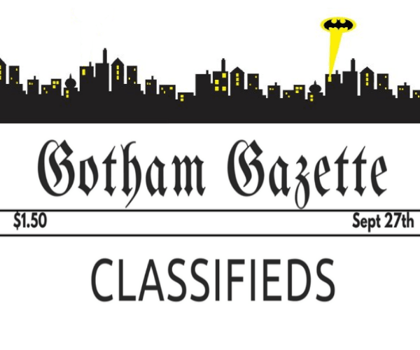 Gotham City Classifieds 8Ball