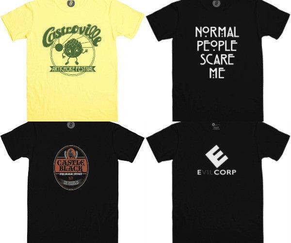 TeeVee t-shirts at 8Ball.co.uk 8Ball