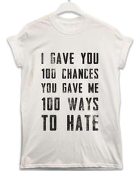 Thumbnail for 100 Ways to Hate Lyric Quote Graphic T-Shirt For Men 8Ball