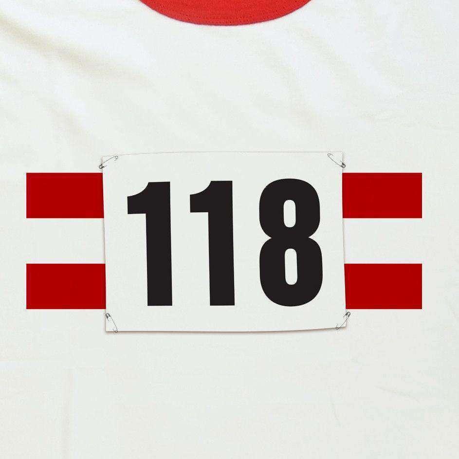 118 Fancy Dress Ringer Mens T-Shirt 8Ball