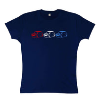 Thumbnail for 3 Minis Womens Fitted T-Shirt 8Ball