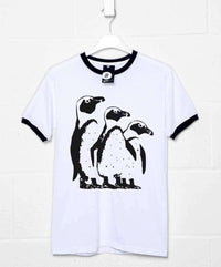 Thumbnail for 3 Penguins Ringer Graphic T-Shirt For Men As Worn By John Mcvie 8Ball