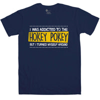 Thumbnail for Addicted To The Hokey Pokey Funny Graphic T-Shirt For Men 8Ball