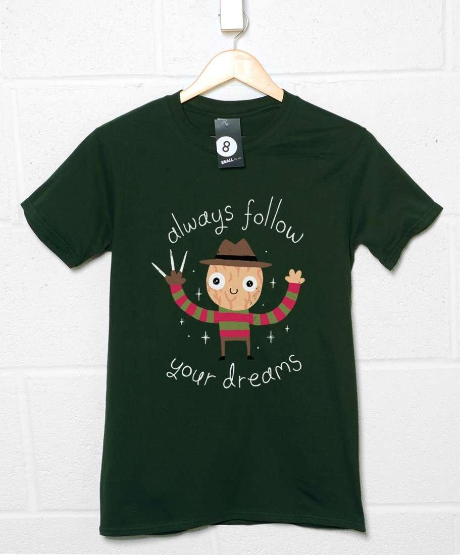Always Follow Your Dreams DinoMike Unisex Unisex T-Shirt 8Ball