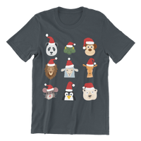Thumbnail for Animals Christmas Childrens T-Shirt 8Ball