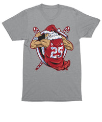 Thumbnail for Athletic Old Man Santa Unisex Christmas Mens T-Shirt 8Ball