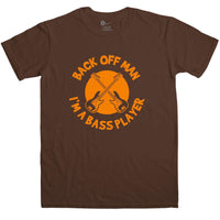 Thumbnail for Back Off Man I'm A Bass Player Funny Mens T-Shirt 8Ball