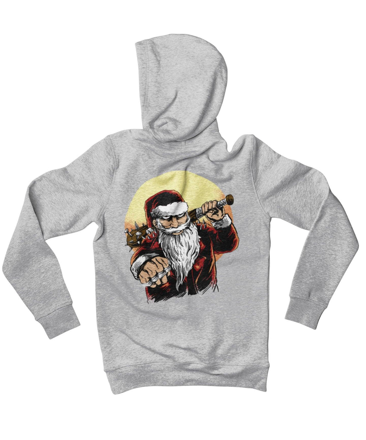 Bad Boy Santa Back Printed Christmas Hoodie For Men and Women 8Ball