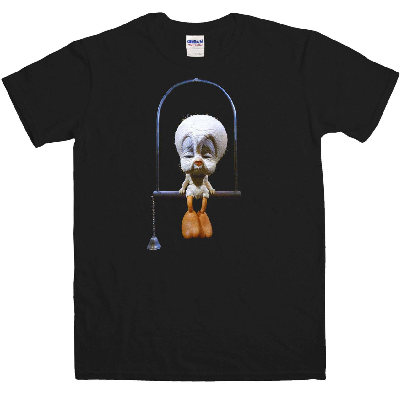 Banksy Bald Tweety Mens T-Shirt 8Ball