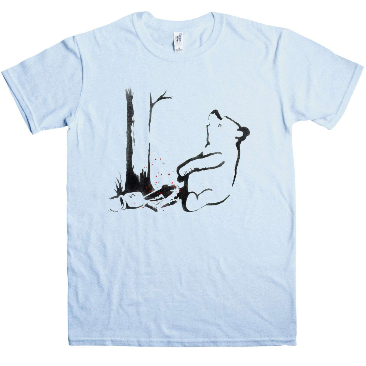 Banksy Bear Trap Mens T-Shirt 8Ball