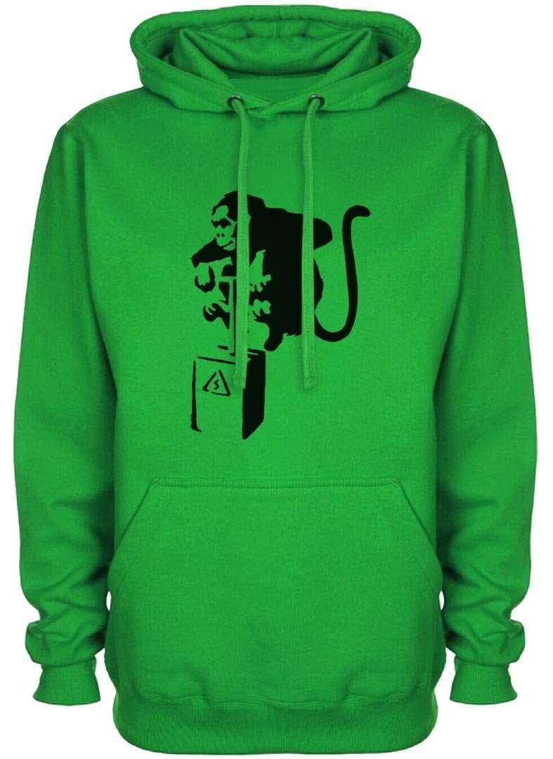 Banksy Detonator Monkey Hoodie For Men and Women 8Ball