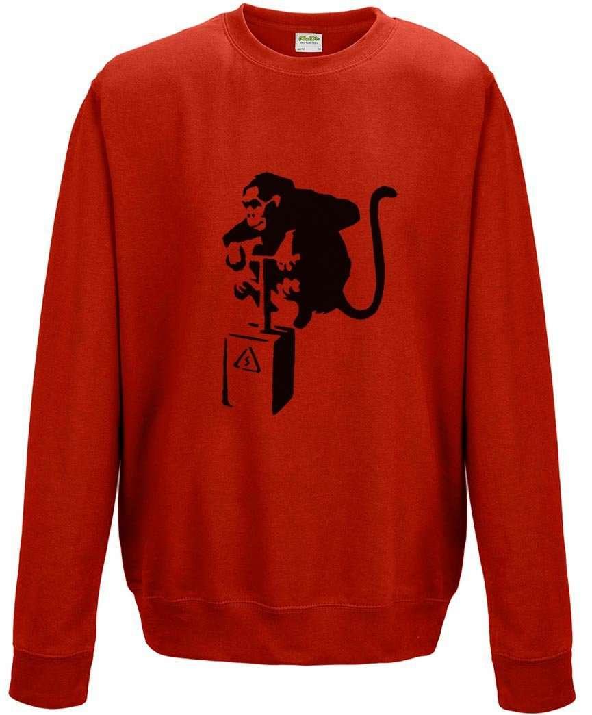 Banksy Detonator Monkey Sweatshirt For Men and Women 8Ball