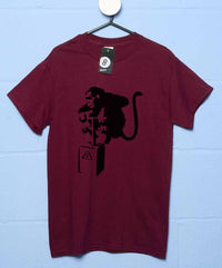 Thumbnail for Banksy Detonator Monkey Unisex T-Shirt For Men And Women 8Ball