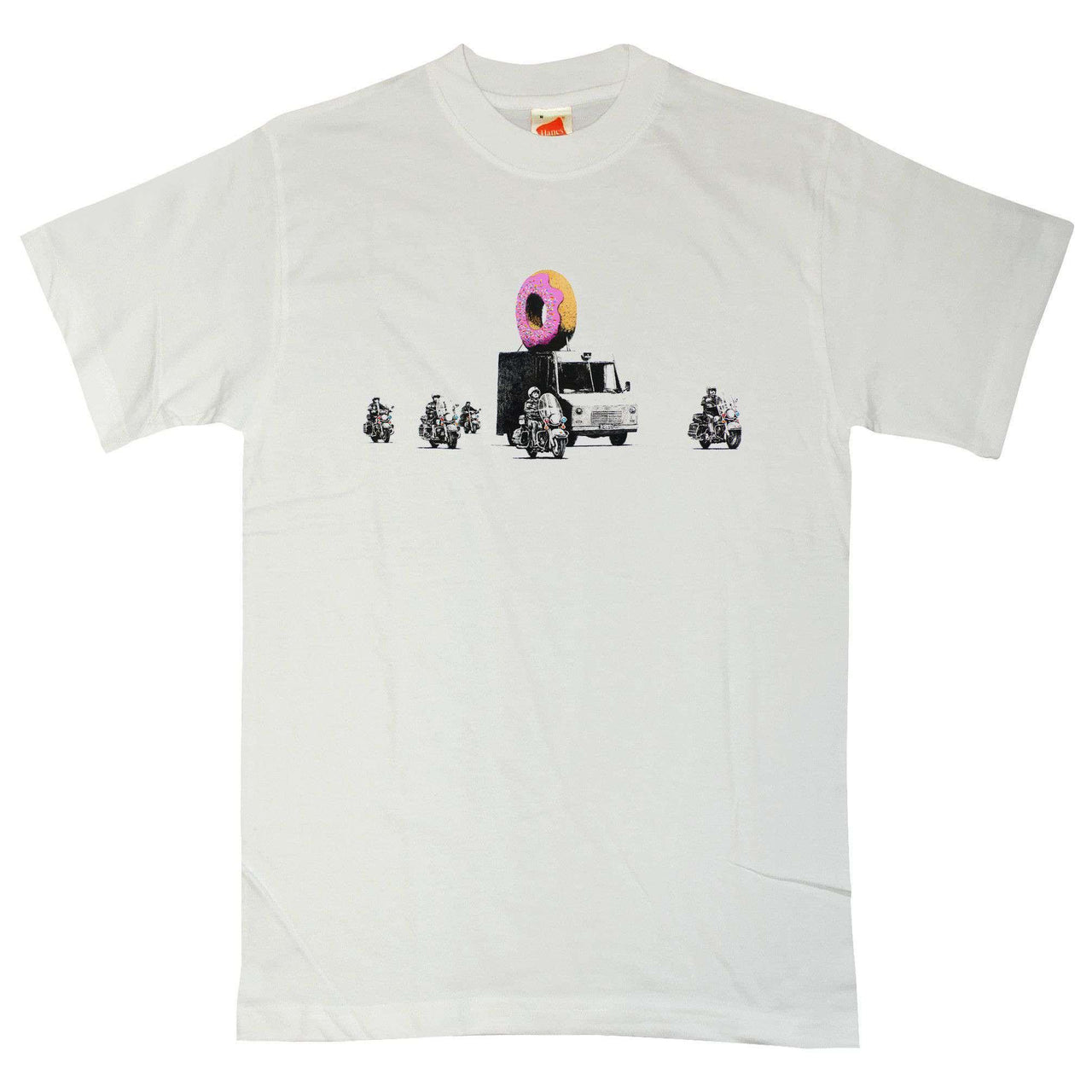 Banksy Donut Unisex T-Shirt 8Ball