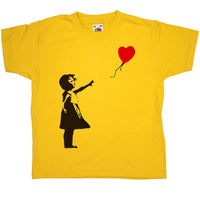 Thumbnail for Banksy Girl With Balloon Kids Graphic T-Shirt 8Ball