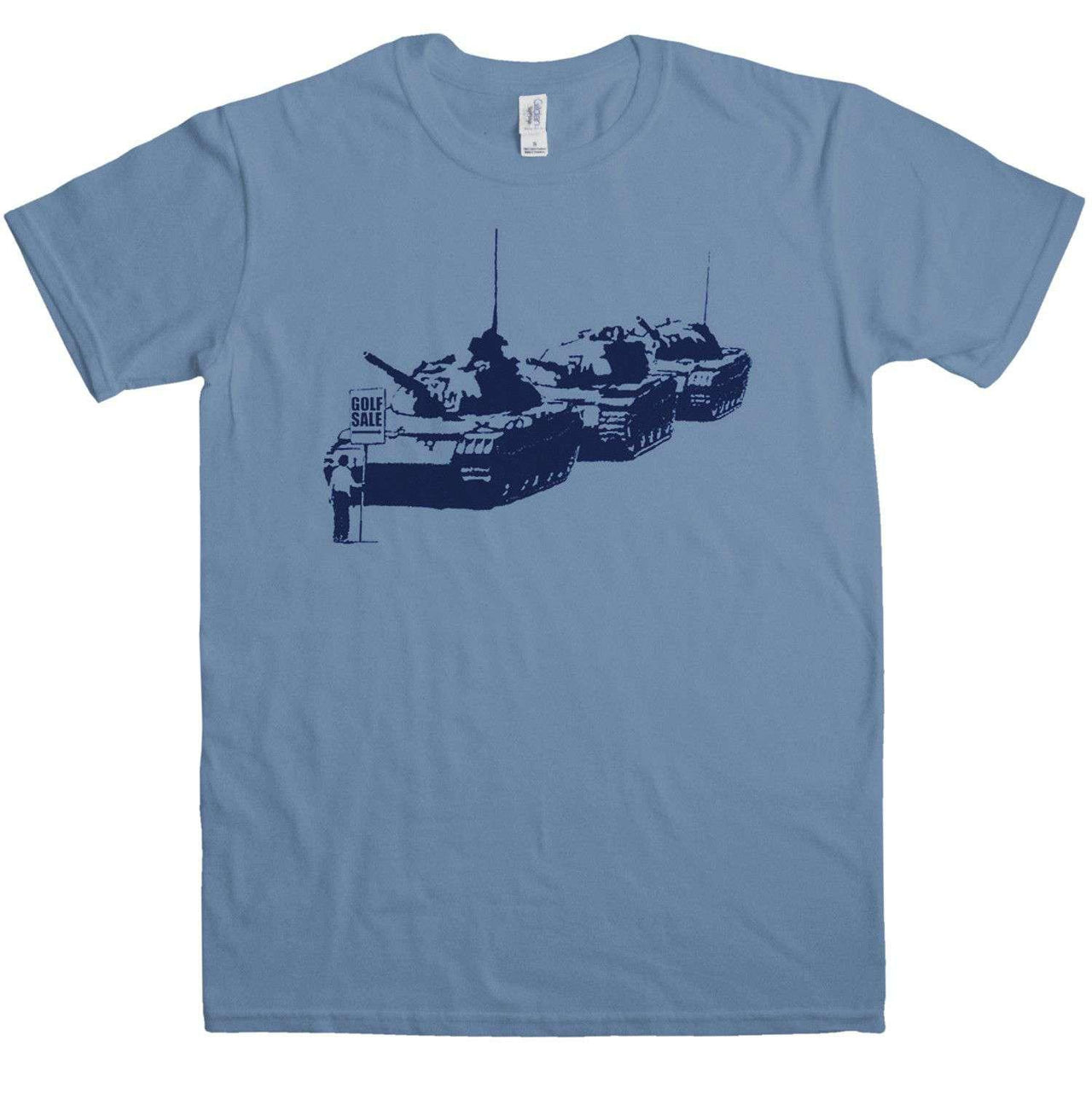 Banksy Golf Sale Mens Graphic T-Shirt 8Ball