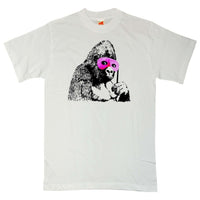 Thumbnail for Banksy Gorilla With Mask Graphic T-Shirt For Men 8Ball