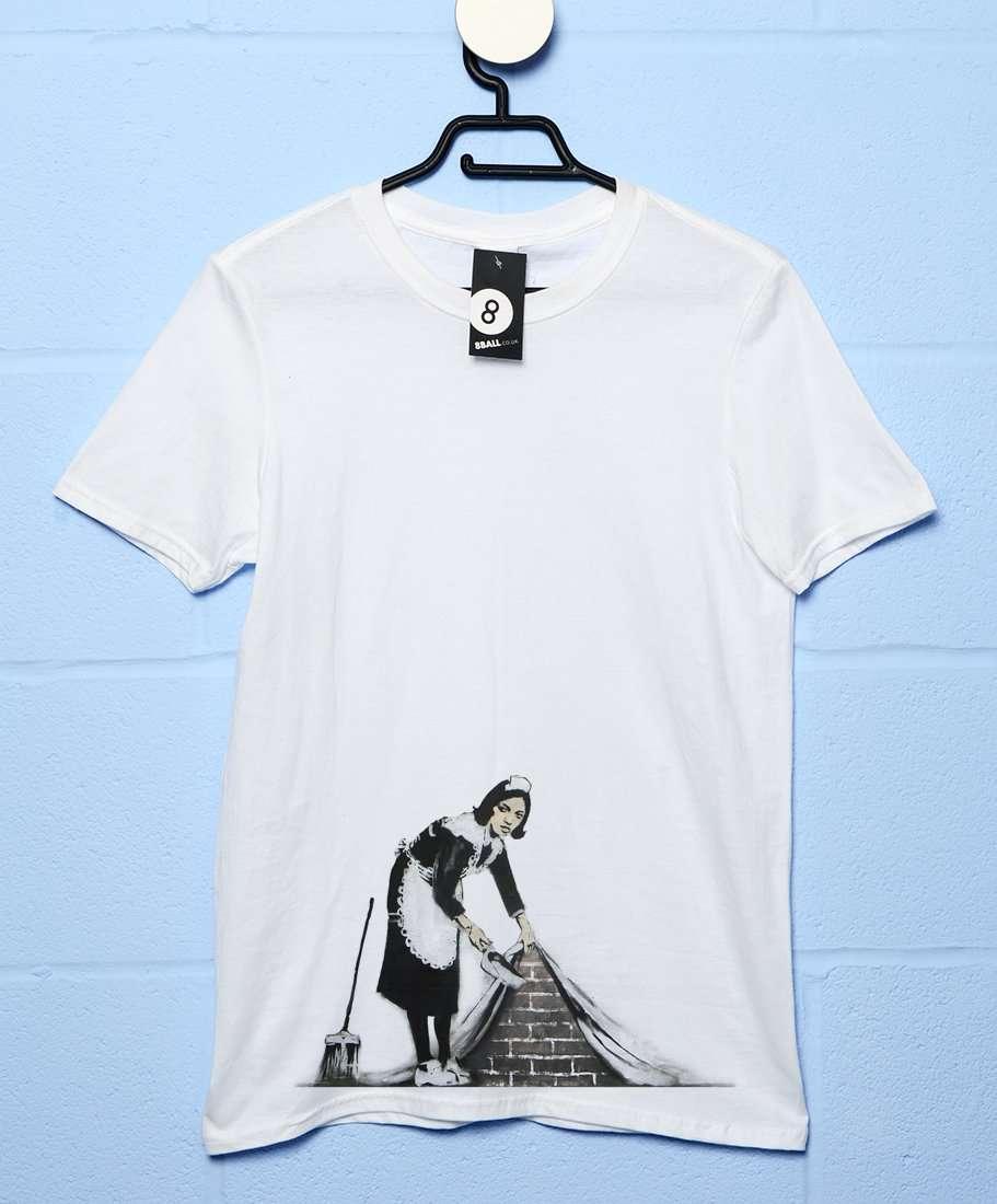 Banksy Maid Unisex T-Shirt For Men And Women 8Ball
