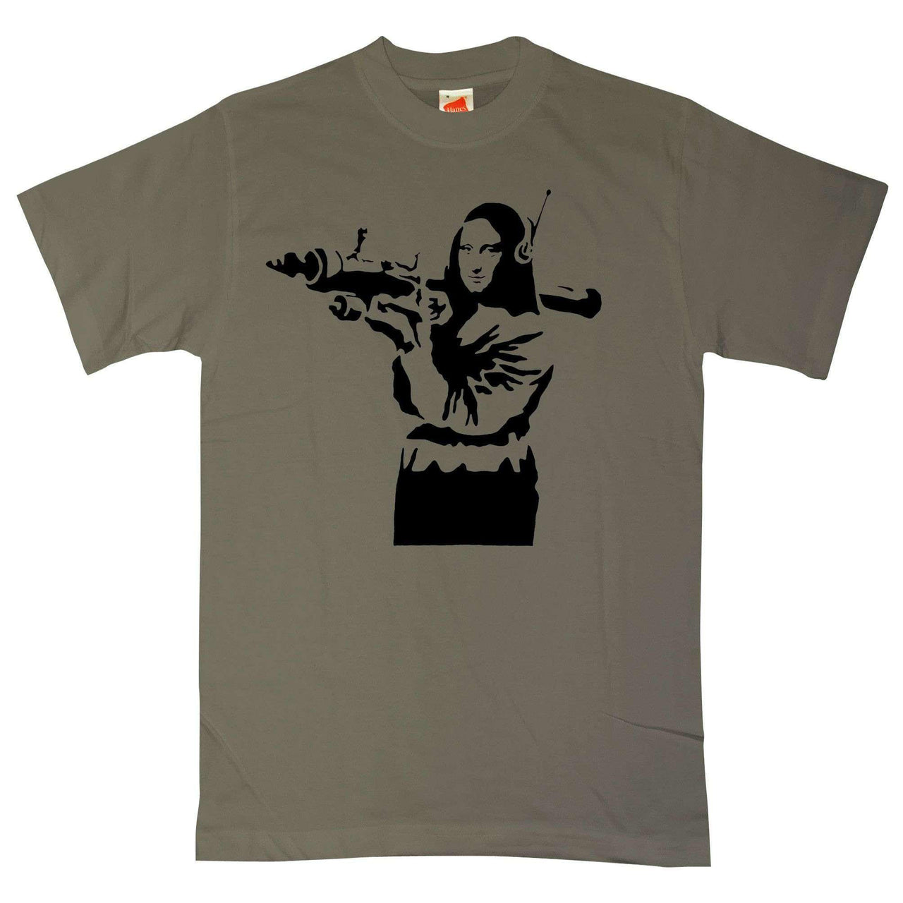 Banksy Mona Lisa Mens T-Shirt 8Ball