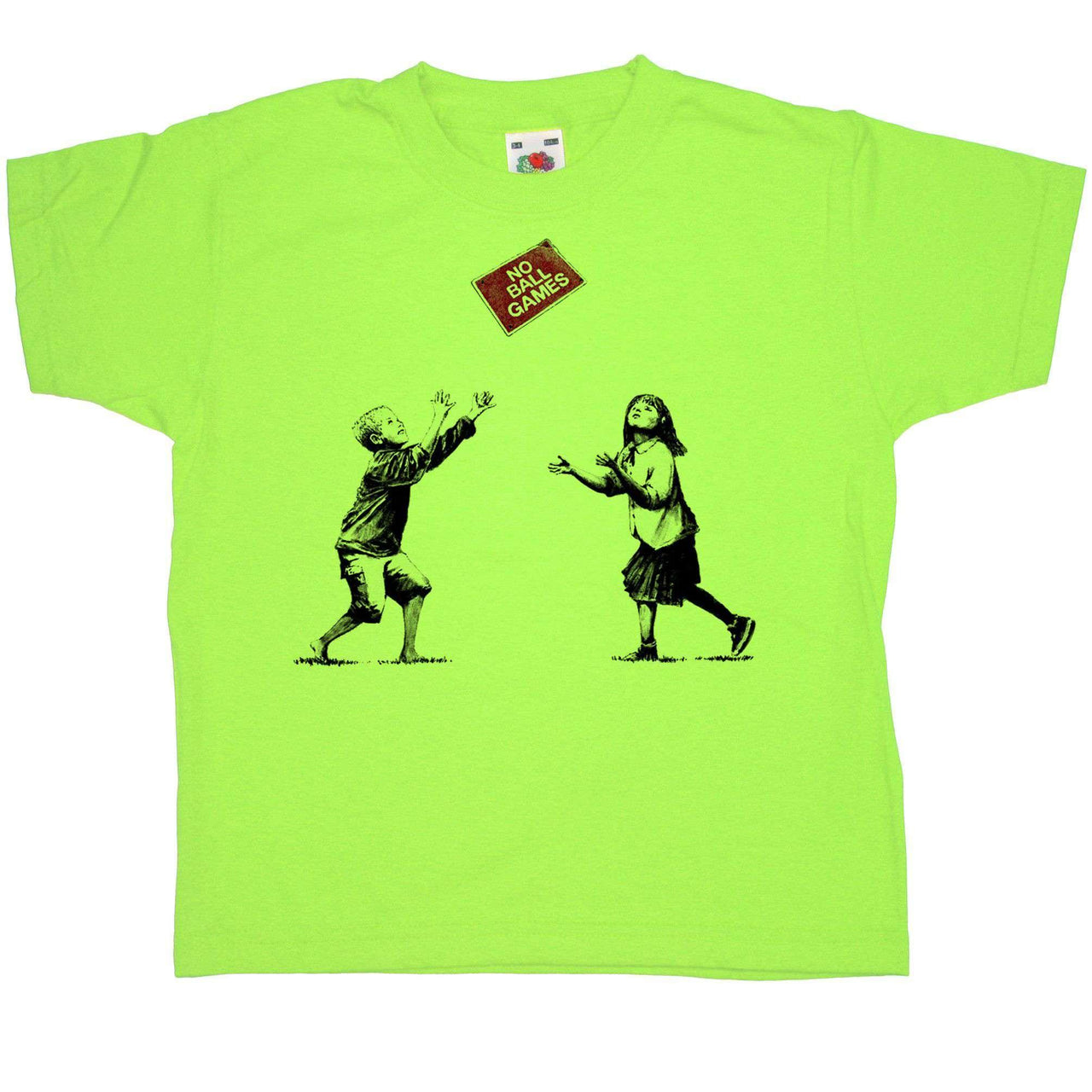 Banksy No Ball Games Kids Graphic T-Shirt 8Ball