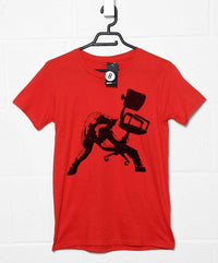 Thumbnail for Banksy Office Chair Clash T-Shirt For Men 8Ball