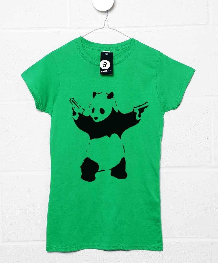 Banksy Panda T-Shirt for Women 8Ball