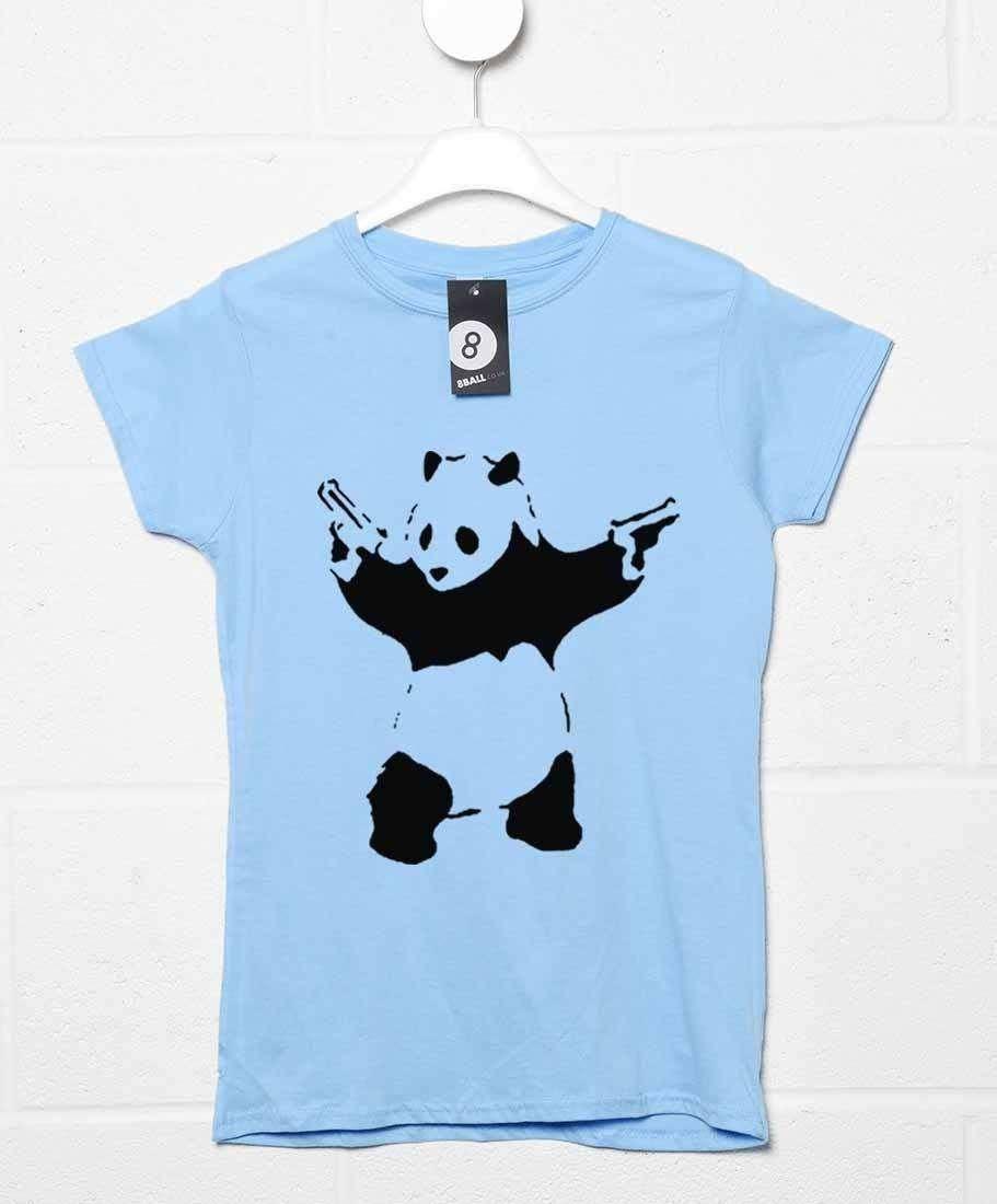 Banksy Panda T-Shirt for Women 8Ball