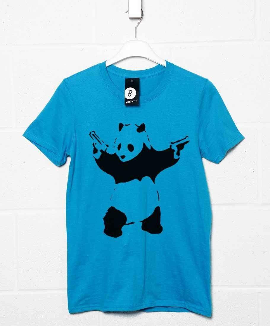 Banksy Panda Unisex T-Shirt 8Ball