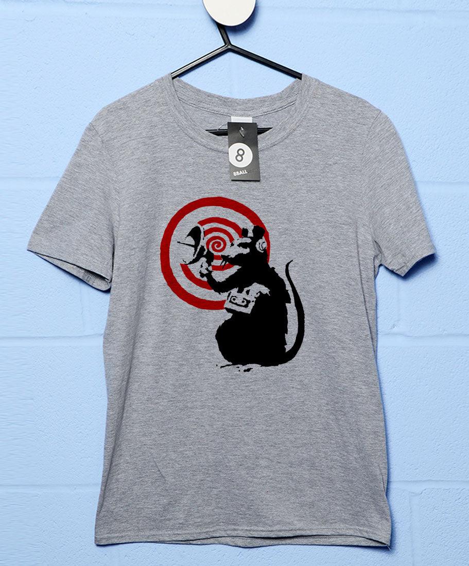 Banksy Radar Rat T-Shirt For Men 8Ball