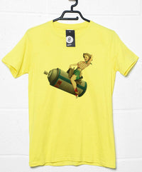 Thumbnail for Banksy Ride Em Cowgirl Graphic T-Shirt For Men 8Ball