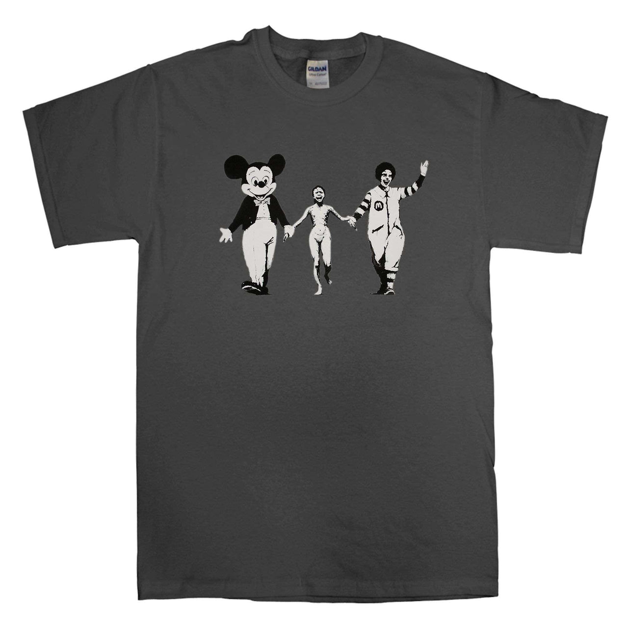 Banksy Ronald And Mickey Unisex T-Shirt For Men And Women 8Ball