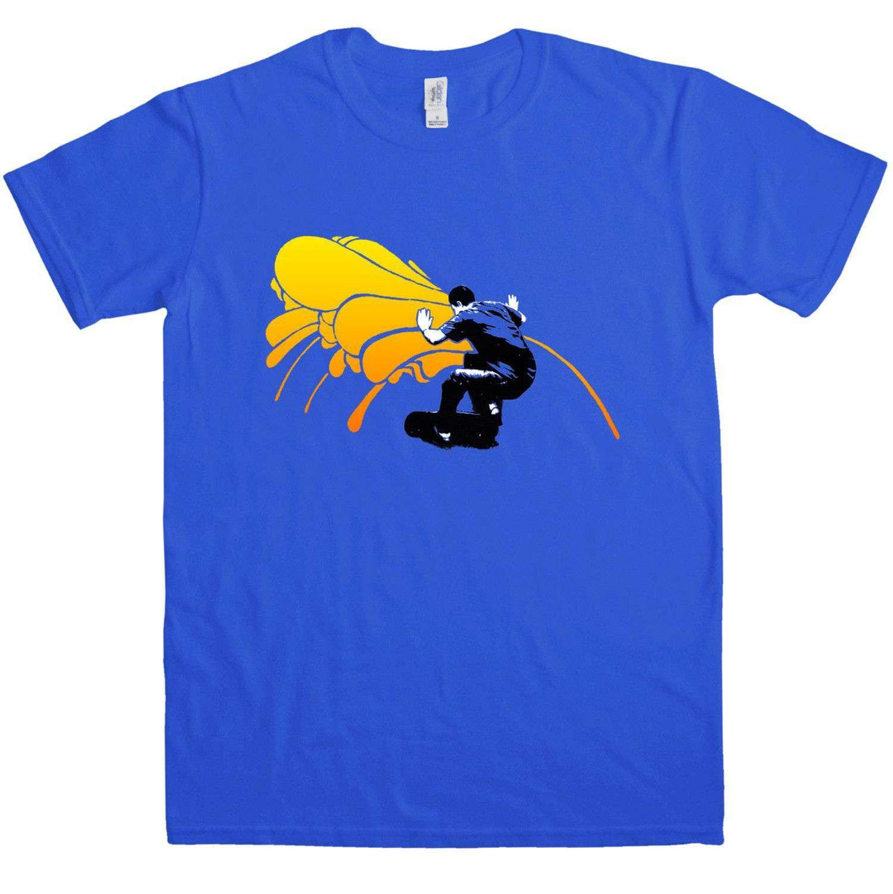 Banksy Skater Mens Graphic T-Shirt 8Ball