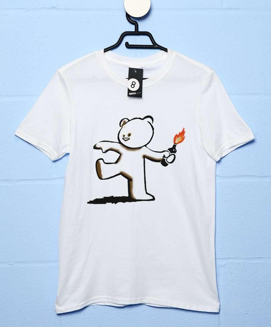 Banksy Teddy Unisex T-Shirt 8Ball
