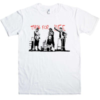 Thumbnail for Banksy Thug For Life Oaps Mens T-Shirt 8Ball