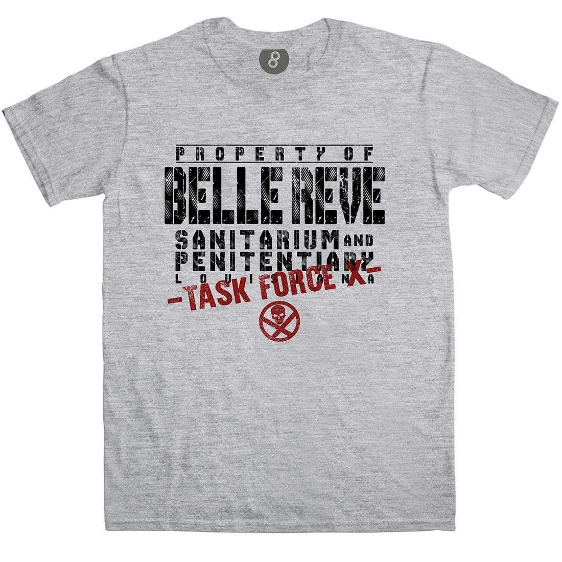 Belle Reve Penitentiary Unisex T-Shirt, Inspired By Suicide Squad 8Ball