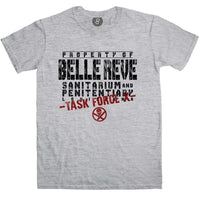 Thumbnail for Belle Reve Penitentiary Unisex T-Shirt, Inspired By Suicide Squad 8Ball
