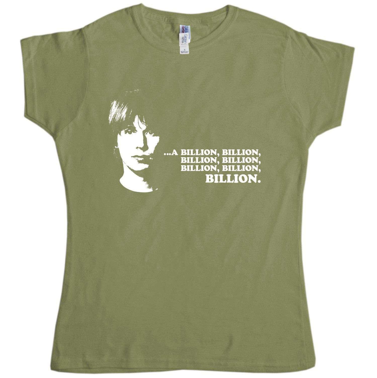 Billion Billion Billion Womens T-Shirt, Inspired By Brian Cox 8Ball