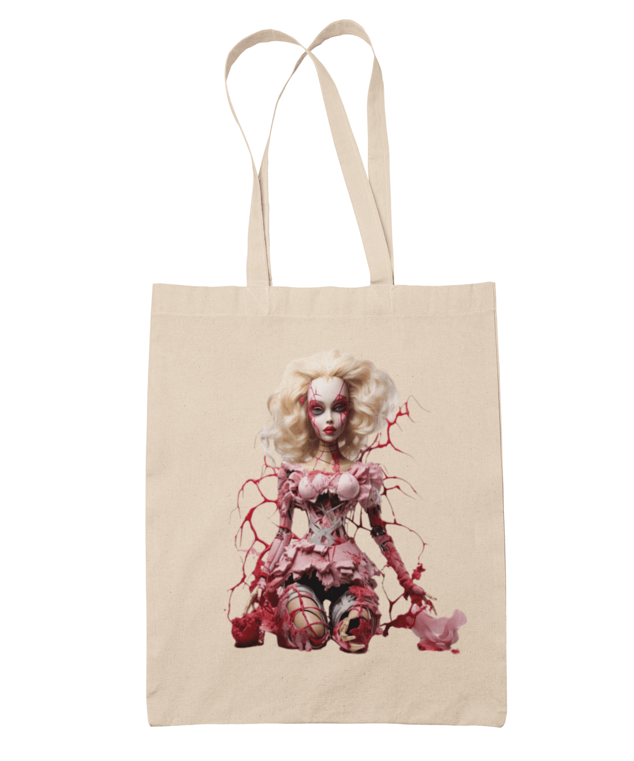 Broken Barbie Tote Bag 8Ball