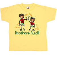 Thumbnail for Brothers Rule Mens T-Shirt 8Ball