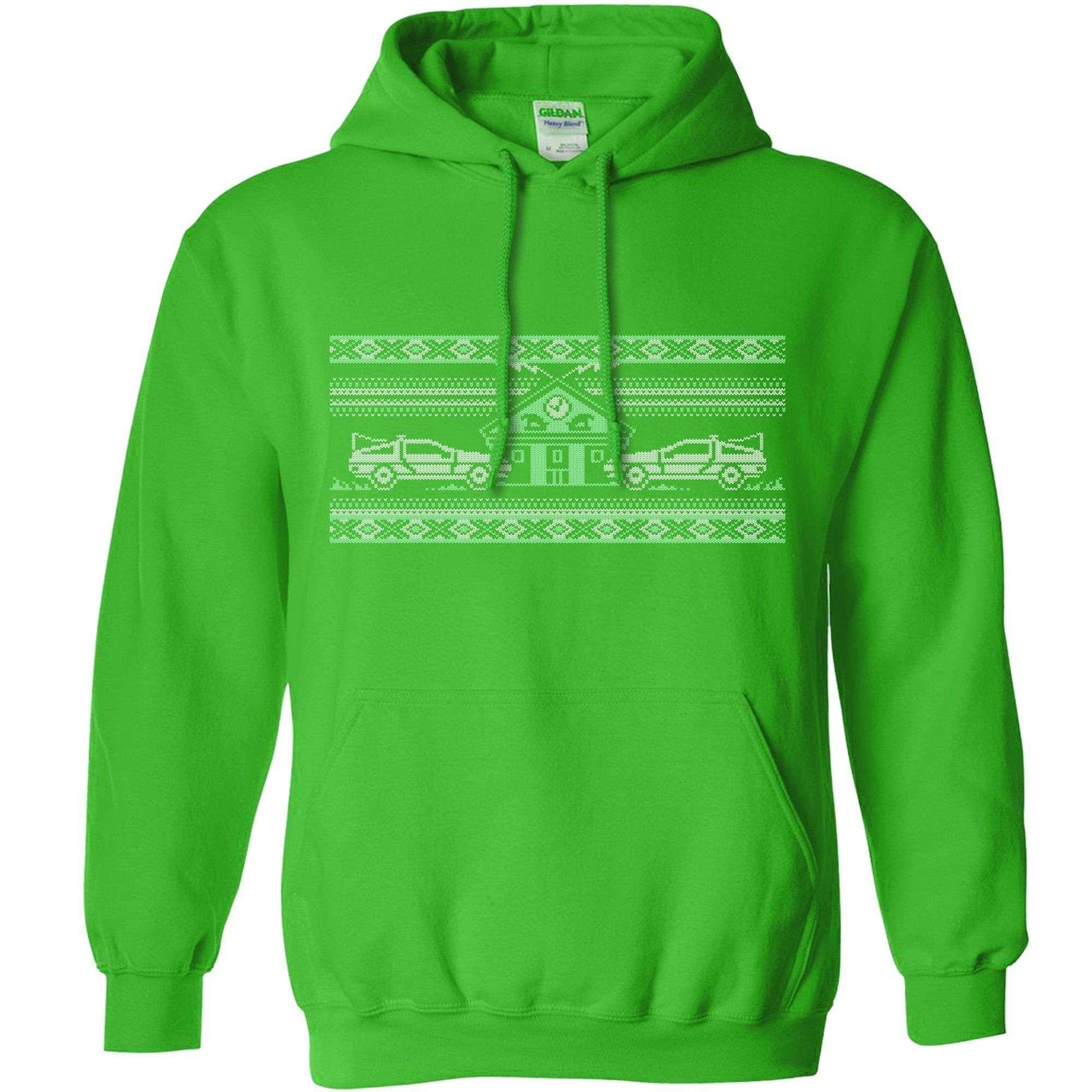 Bttf Knitted Jumper Style Graphic Hoodie 8Ball