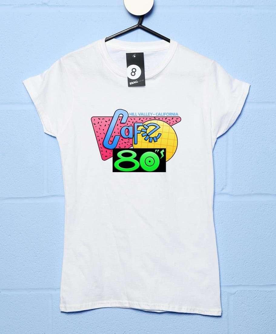 Cafe 80's Hill Valley T-Shirt for Women 8Ball