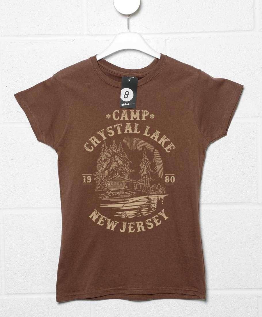 Camp Crystal Lake 1980 Fitted Womens T-Shirt 8Ball
