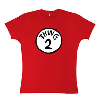 Thumbnail for Cat In The Hat Thing 2 Womens Fitted T-Shirt 8Ball