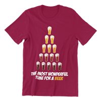 Thumbnail for Christmas Beer Tree For Adult Men and Women Unisex T-Shirt 8Ball