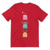 Thumbnail for Christmas Ghost Munching Kids Graphic T-Shirt 8Ball
