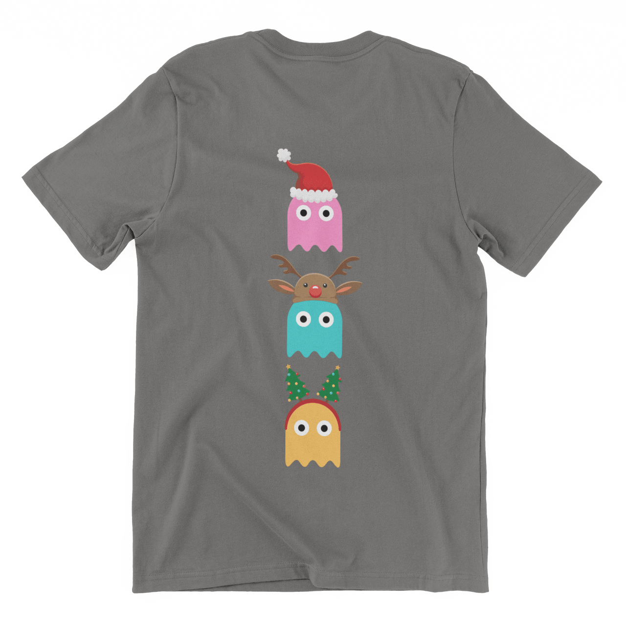 Christmas Ghost Munching Kids Graphic T-Shirt 8Ball