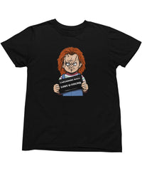 Thumbnail for Chucky Mugshot Horror Film Tribute Unisex T-Shirt 8Ball