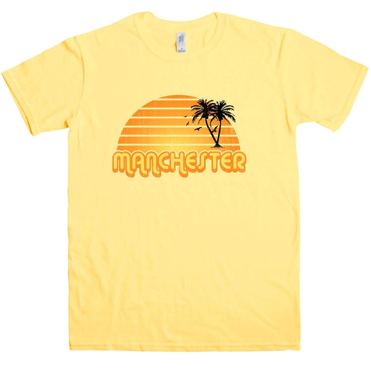 City Sunset Manchester Graphic T-Shirt For Men 8Ball