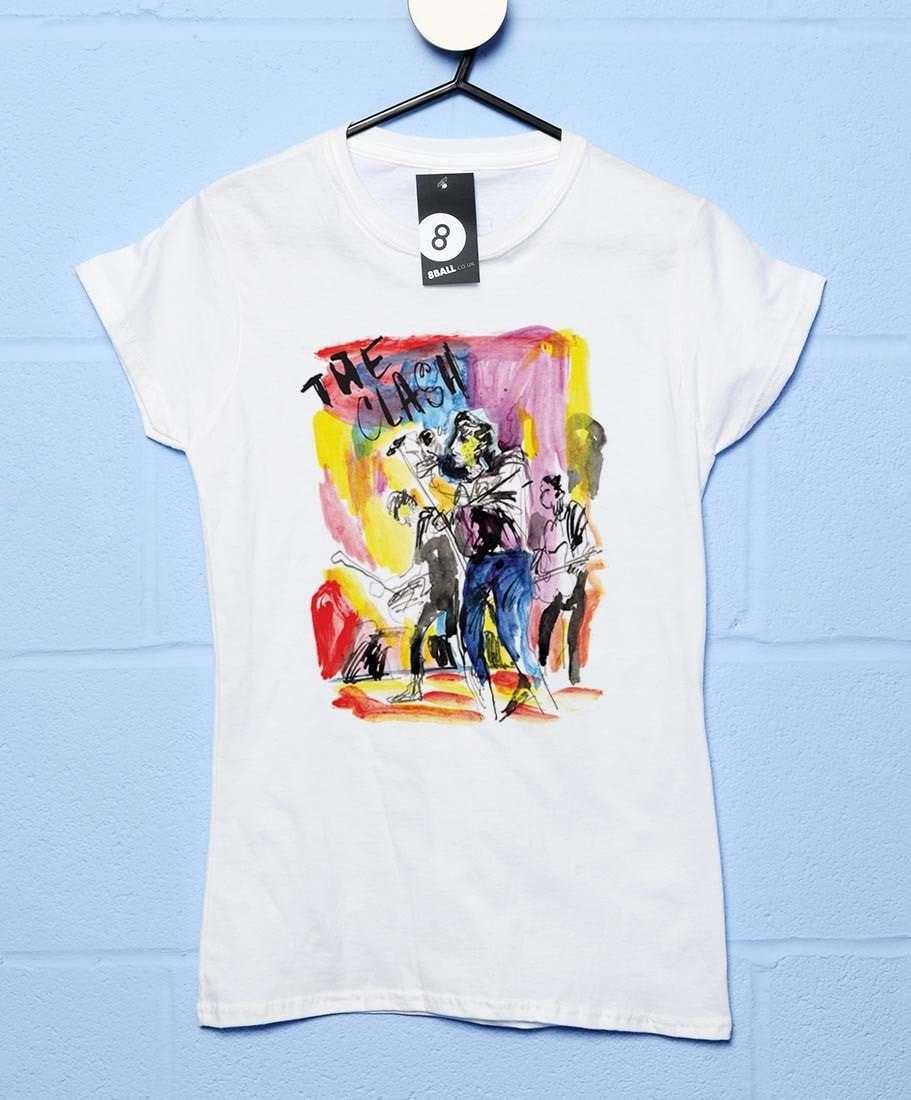 Clash Band On Stage 2 T-Shirt for Women 8Ball